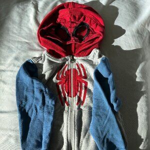 Hanna Andersson Spidey zip up sweatshirt boys 5